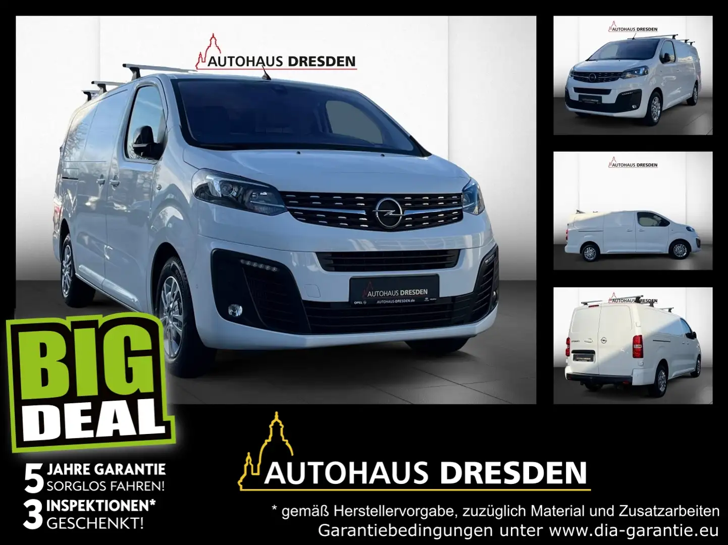 Opel Vivaro Kasten 2.0 D L (L3) Edition Navi+SHZ+Kam. Weiß - 1