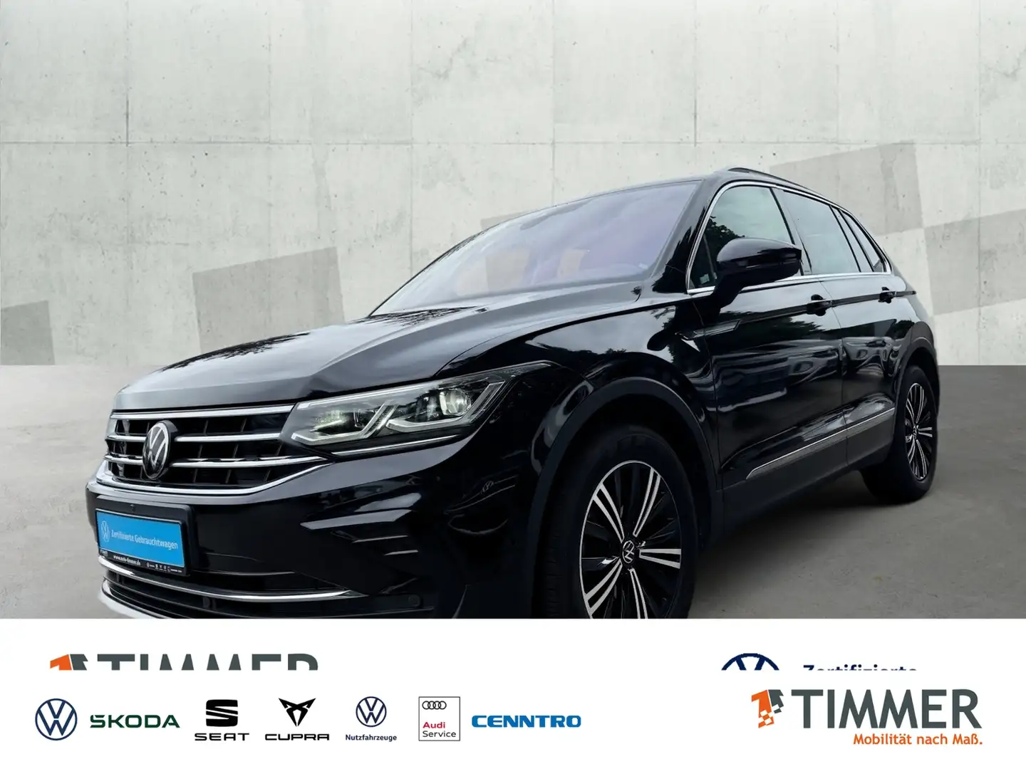 Volkswagen Tiguan 2.0 TDI DSG ELEGANCE *360° *AHK *IQ.LIGHT *ACC *T Schwarz - 1