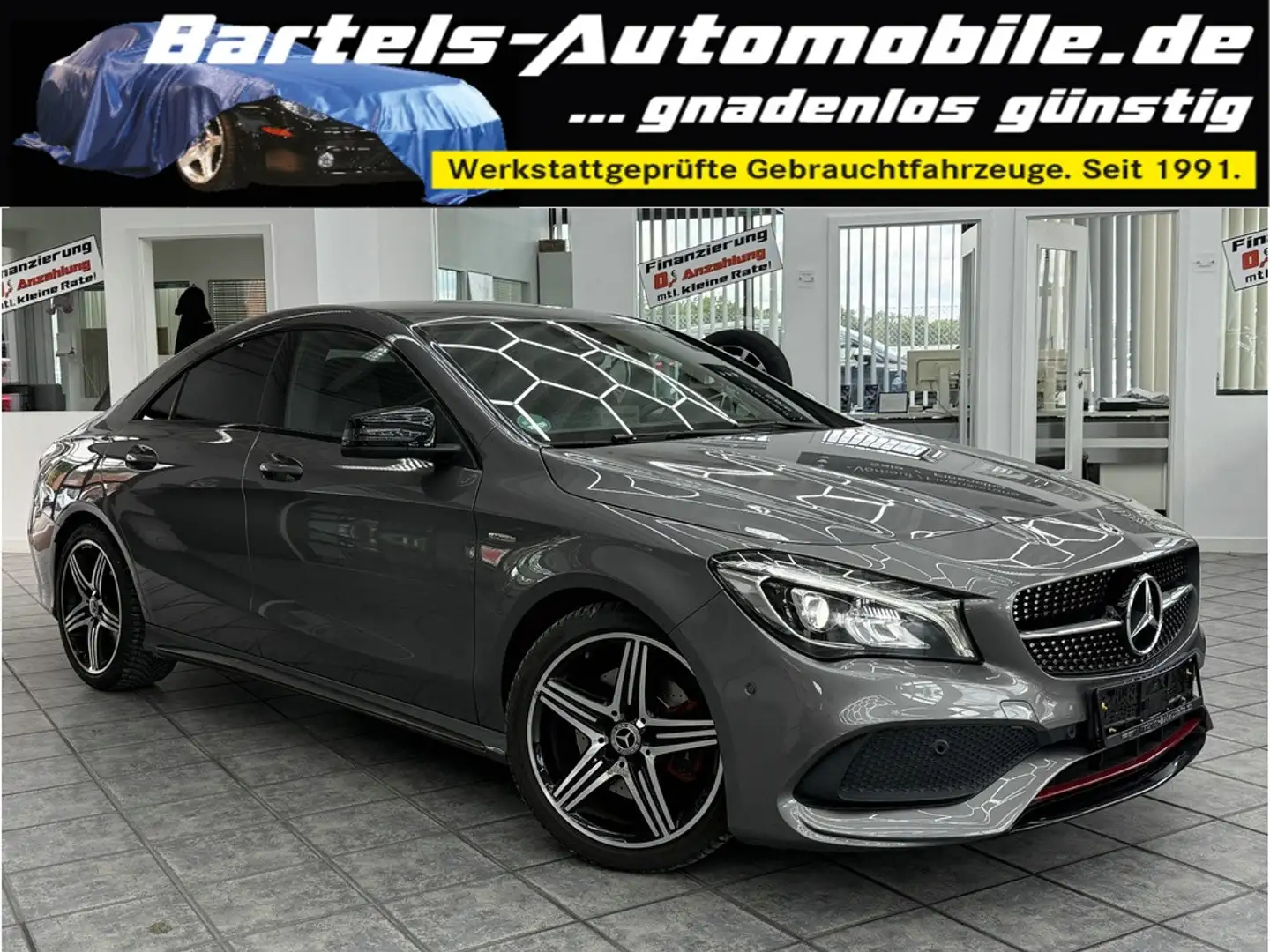 Mercedes-Benz CLA 250 4Matic AMG Line, LED, Leder, Navi, 7G Gris - 1