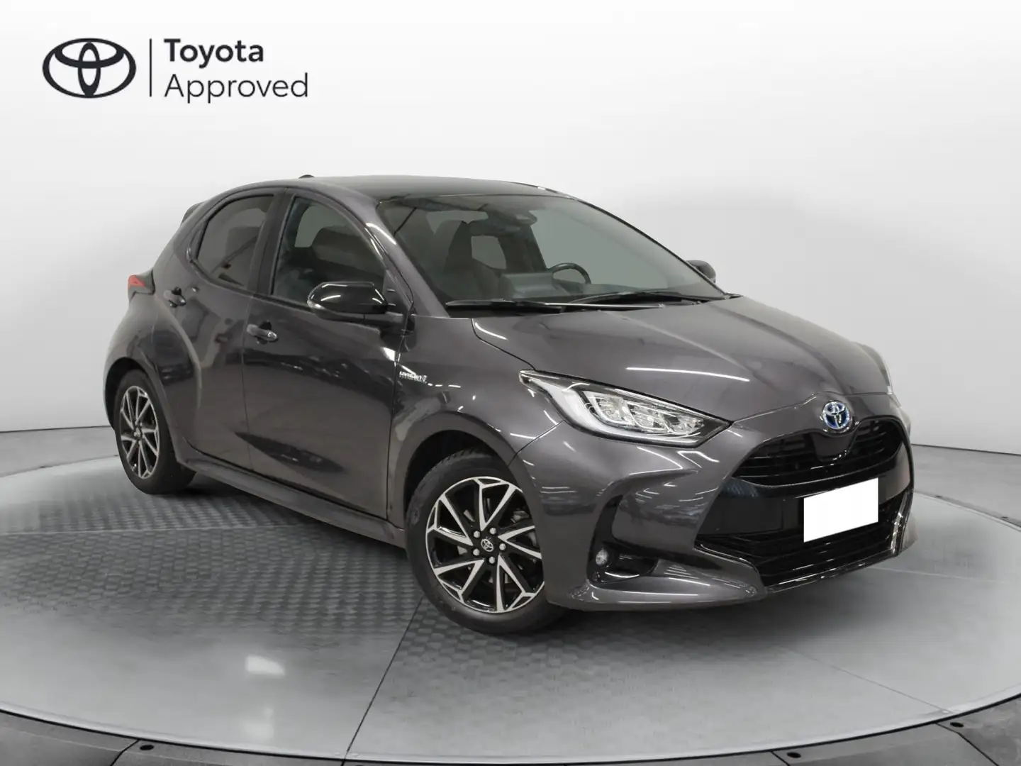 Toyota Yaris 1.5 Hybrid 5 porte Lounge Grigio - 1