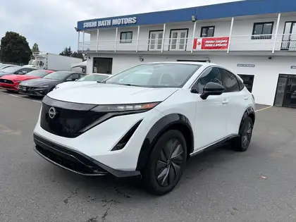 White 2025 Nissan Ariya SUV / Crossover Front-Wheel Drive 1-Speed Automatic