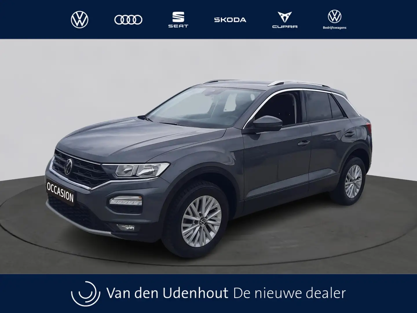 Volkswagen T-Roc 1.0 TSI 116pk Style Business / Elektr. achterklep Grau - 1