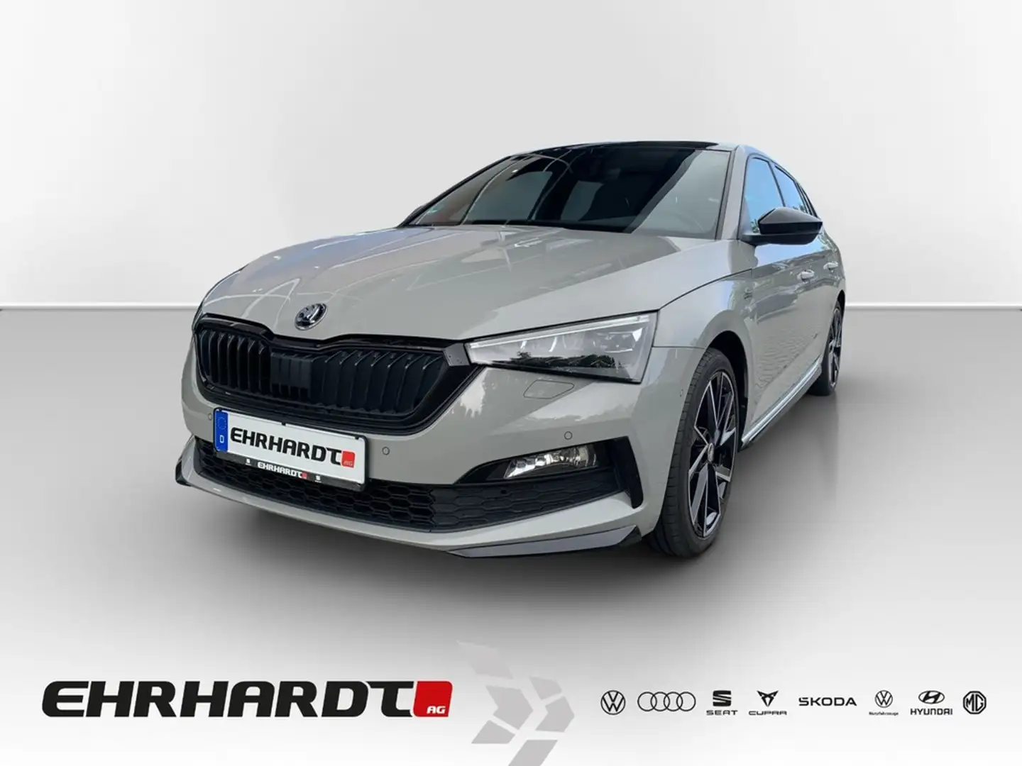 Skoda Scala 1.5 TSI DSG Monte Carlo PANO*LED*NAV*SHZ*ACC*PD... Grijs - 1