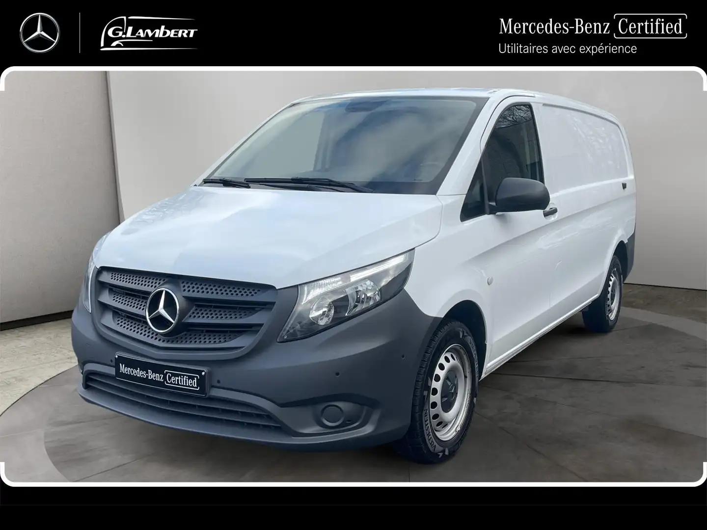 Mercedes-Benz Vito 116 CDI Auto euro 6d Blanc - 1