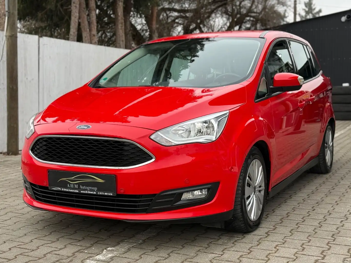 Ford Grand C-Max Grand C-MAX 1.5 EcoBoost Cool&Connect 1.Hnd/Navi Rouge - 1