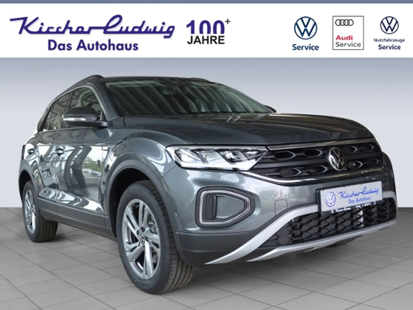 Volkswagen T-Roc 2.0 TDI Life DSG AHK KAMERA LED Gris - 1