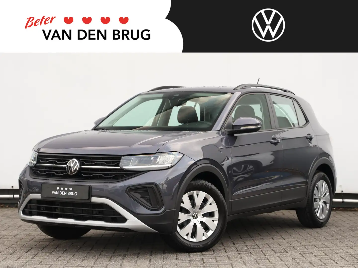 Volkswagen T-Cross 1.0 TSI 95 PK | Airco | Parkeersensoren | Digitaal Grijs - 1