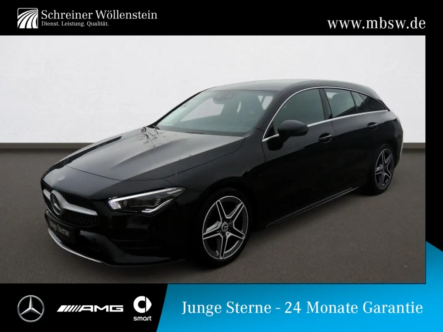 Mercedes-Benz CLA 250 SB *AMG*RKam*PDC*AHK*MBUX*Navi*Mbeam*SHZ Schwarz - 1