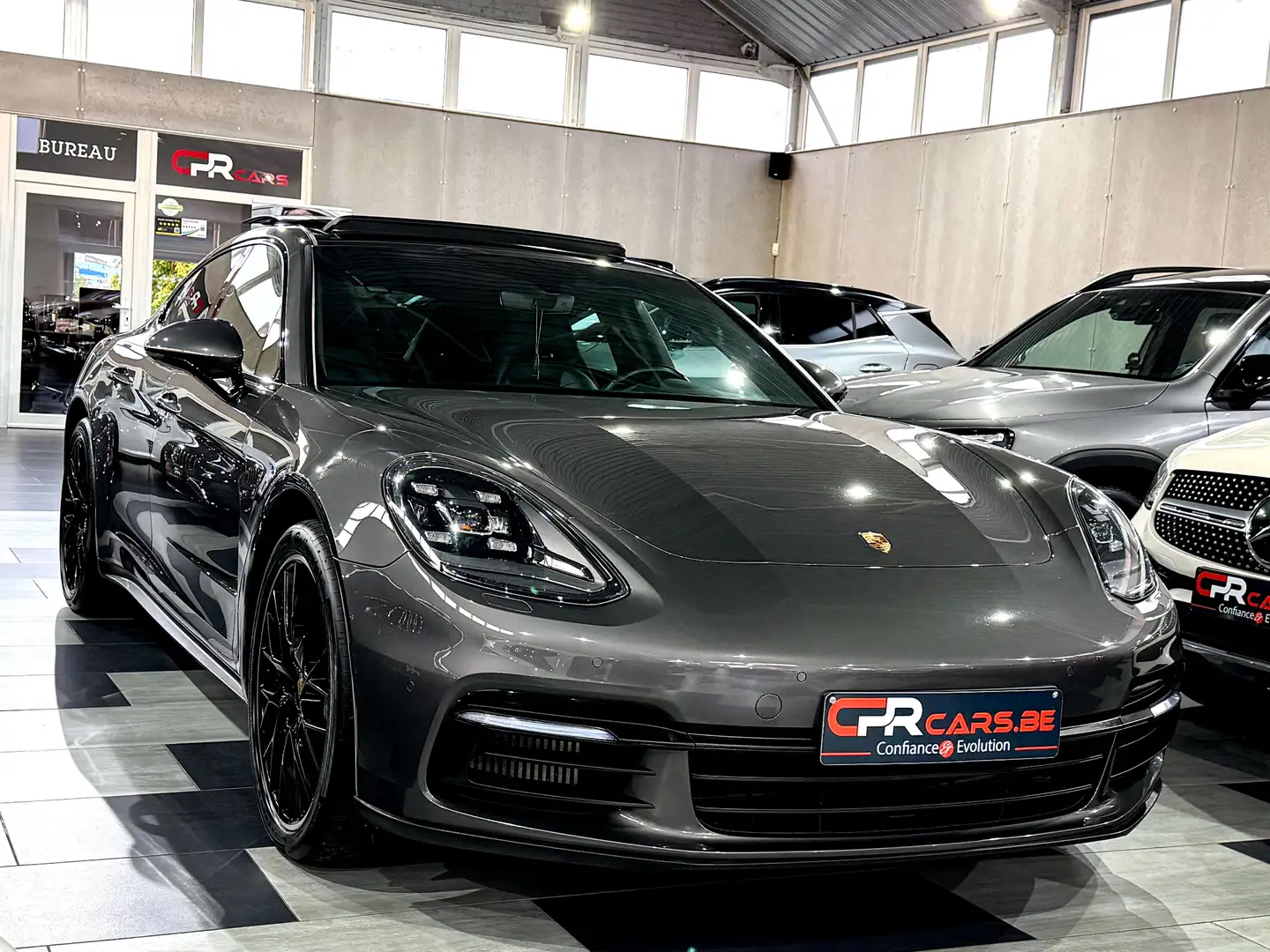Porsche Panamera 4S 2.9 V6 Bi-Turbo Sport PDK Etat Neuf Full Hist. Gris - 2