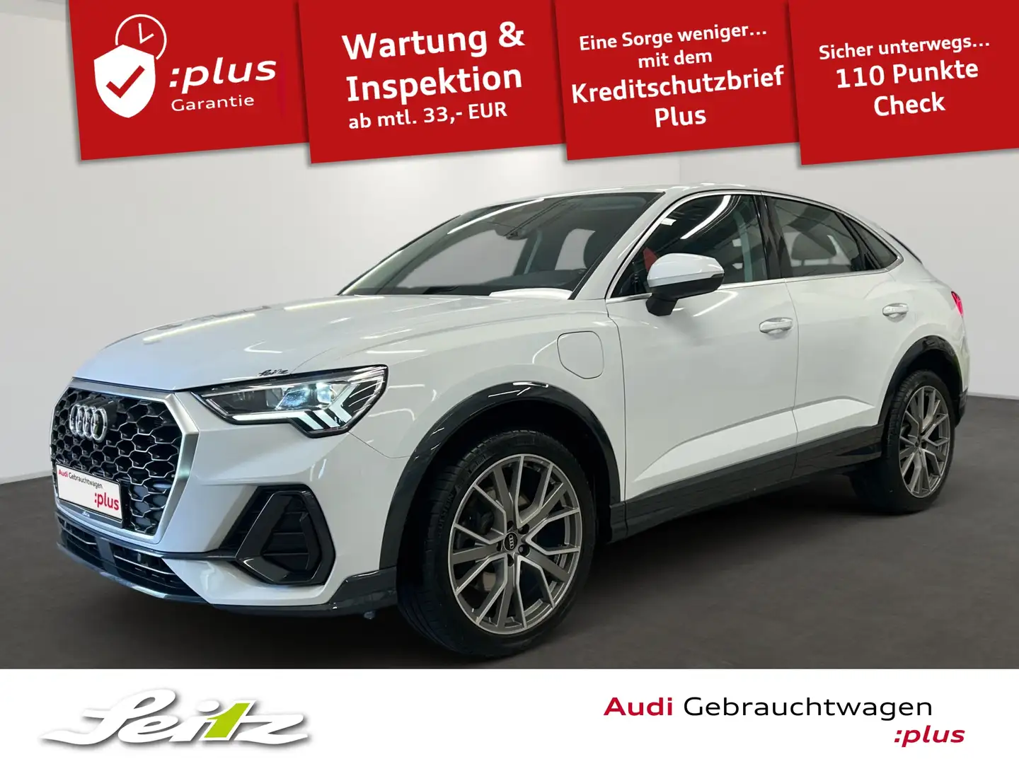 Audi Q3 Sportback 45 TFSI e *LED*PDC*NAVI*SITZH* Weiß - 1