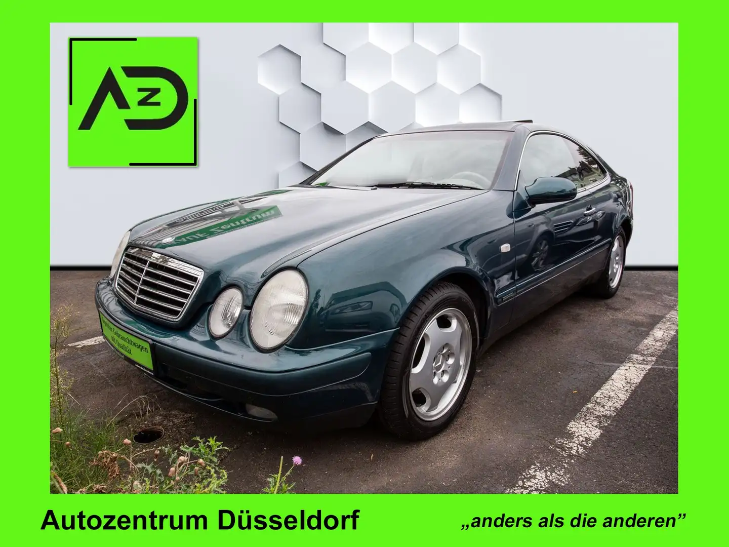 Mercedes-Benz CLK 200 ELEGANCE AUTOMATIK *KLIMA*TÜV/AU 04.2025 Зелений - 1