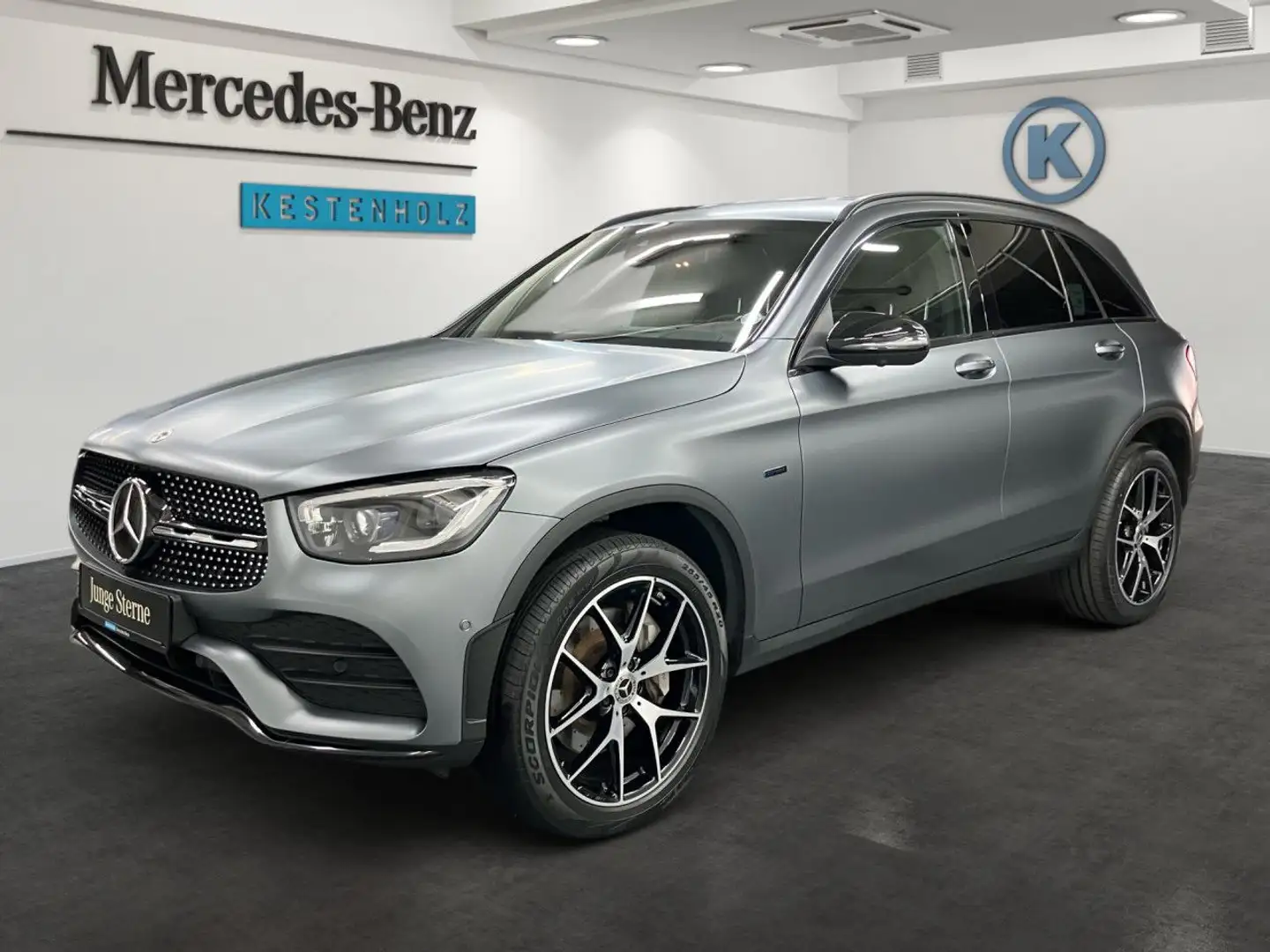 Mercedes-Benz GLC 300 de 4M AMG+NIGHT+AHK+HEADUP+BURMEST+360° Grau - 2