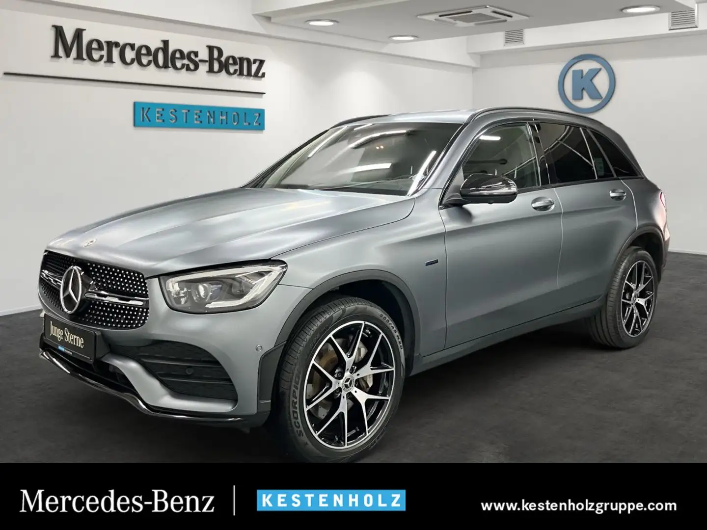 Mercedes-Benz GLC 300 de 4M AMG+NIGHT+AHK+HEADUP+BURMEST+360° Grau - 1