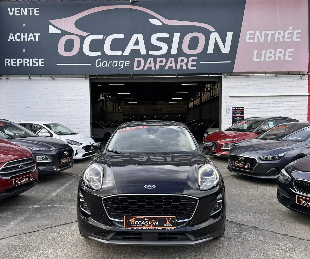 Ford Puma 1.0 EcoBoost 125CV - GPS - CARNET - Garantie 1 an Zwart - 1