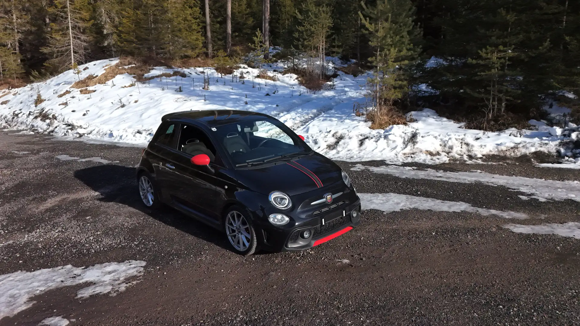 Abarth 595 Pista Schwarz - 1