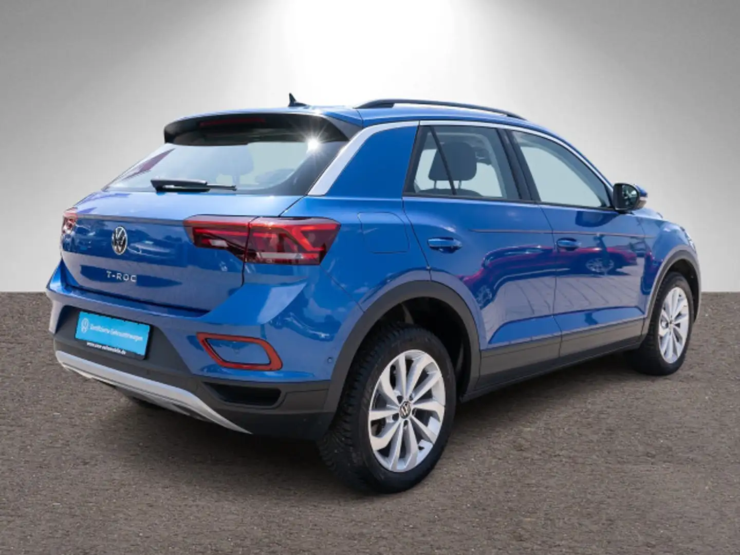 Volkswagen T-Roc Life 1.0 TSI LED Navi PDC SHZ Stdhzg AHK Blau - 2