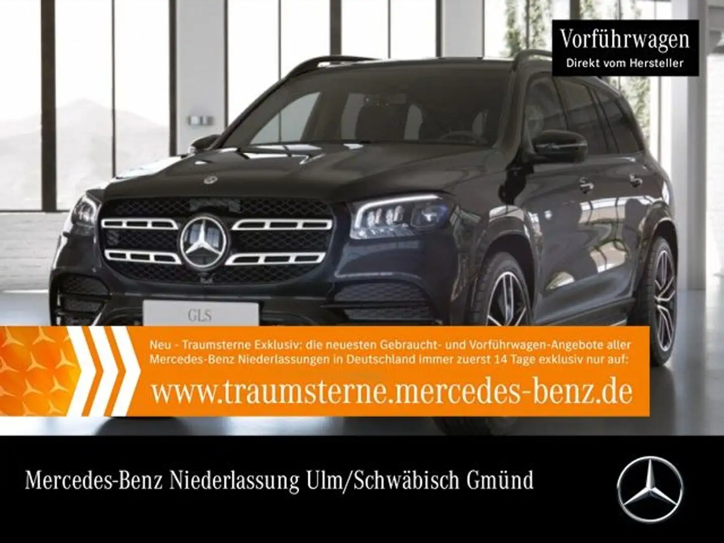 Mercedes-Benz GLS 580 4M AMG Fahrass WideScreen Stdhzg Pano HUD Noir - 1