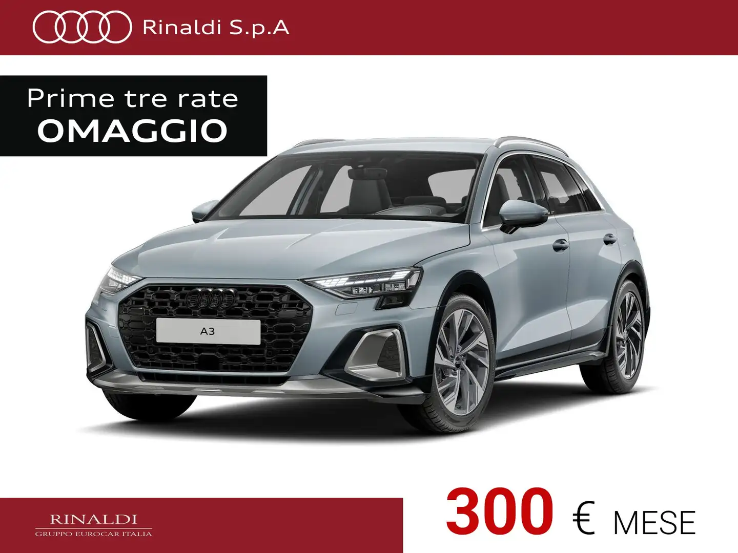 Audi A3 allstreet 35 1.5 tfsi mhev identity contrast s-tro Grigio - 1