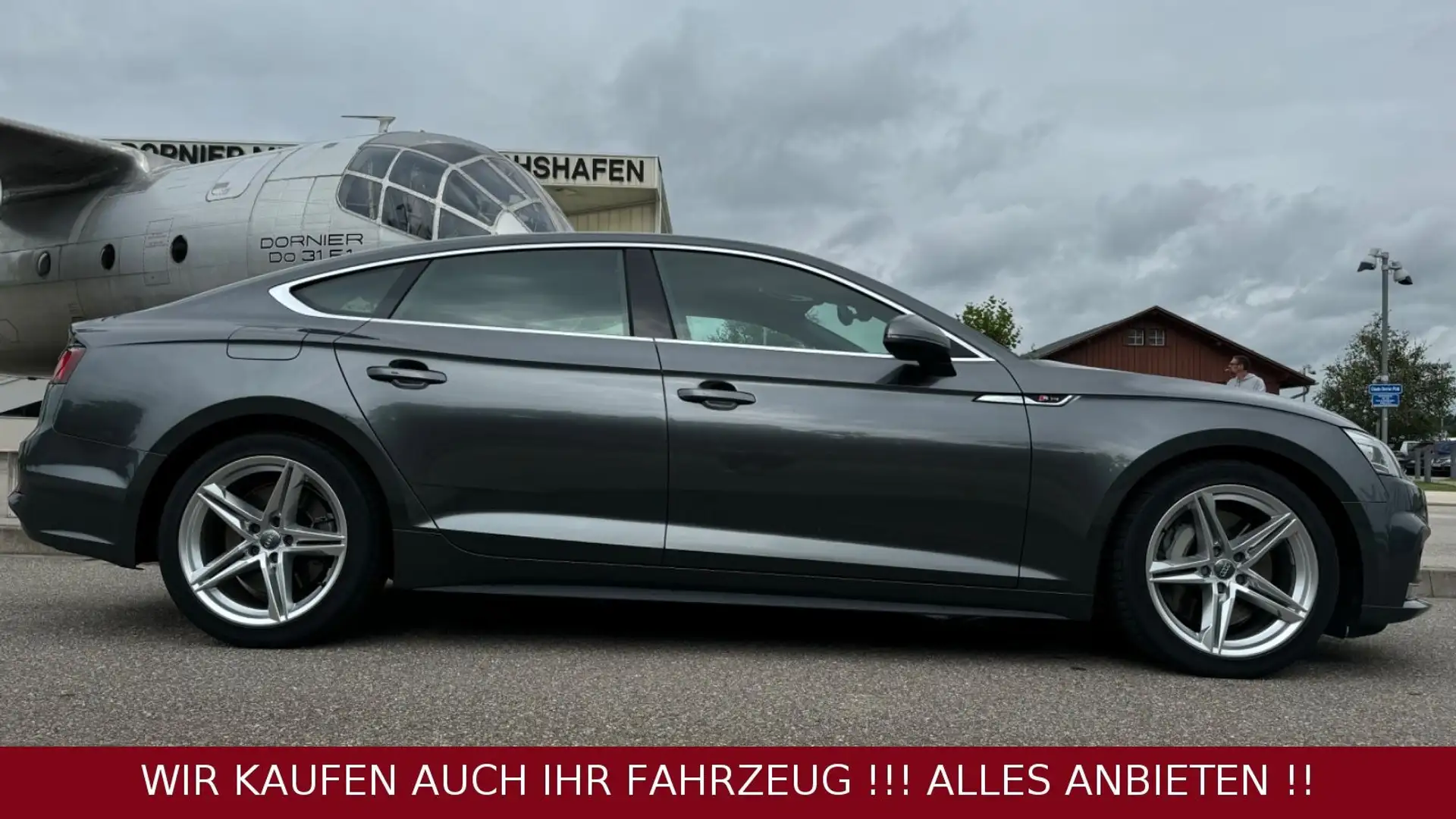 Audi A5 Sportback 45 TDI quattro Sport S-Line Plus Gris - 2