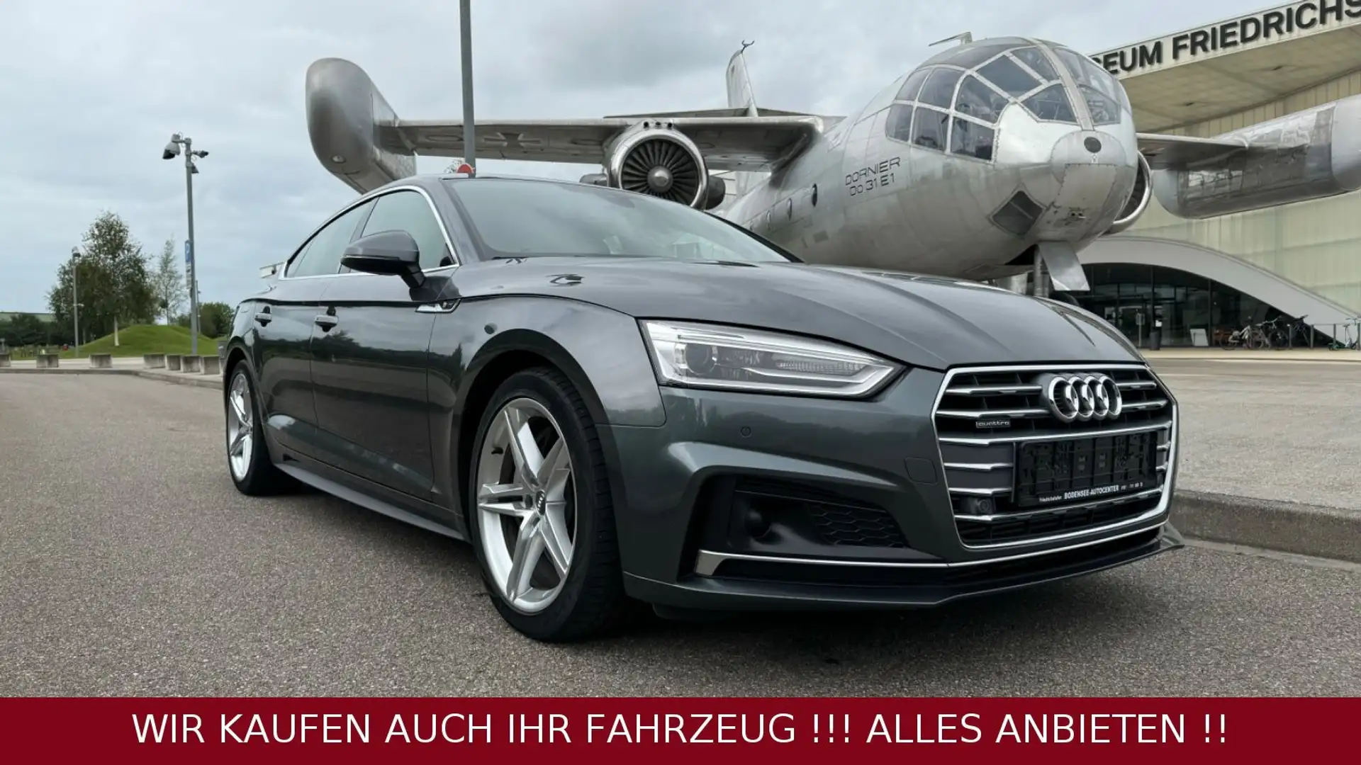 Audi A5 Sportback 45 TDI quattro Sport S-Line Plus Gris - 1