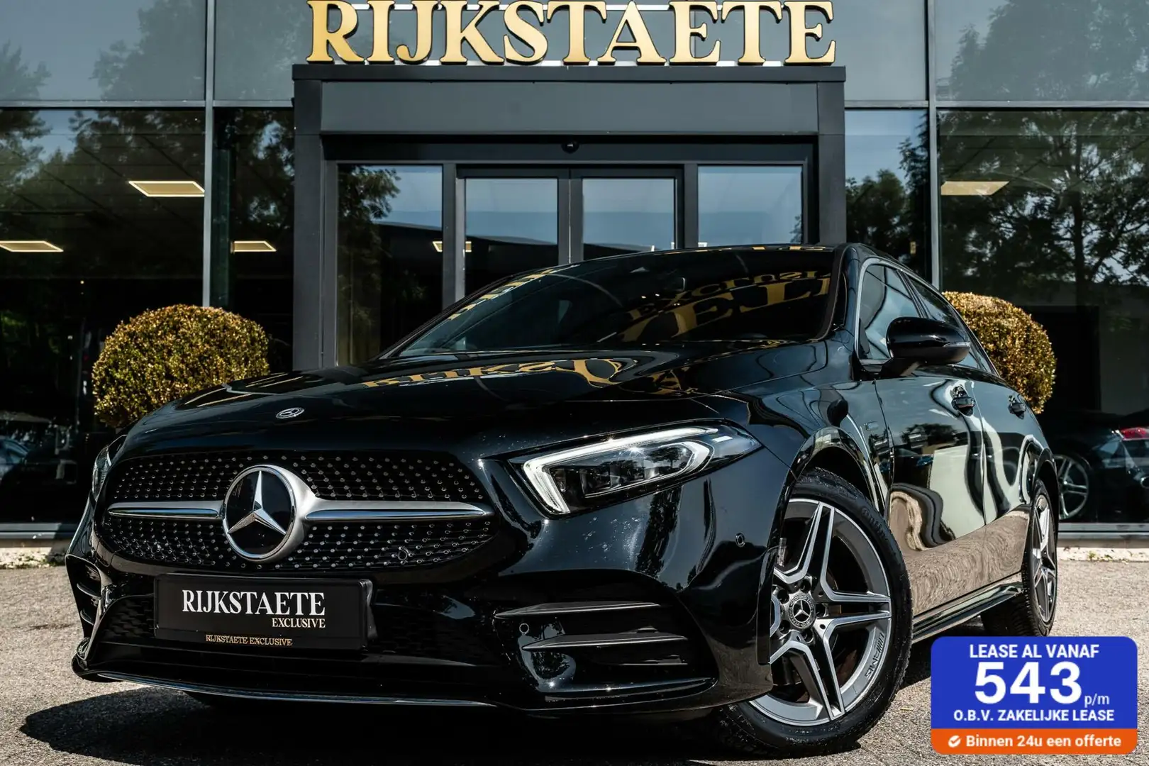 Mercedes-Benz A 250 A250 e Premium AMG|PANO|BURMESTER|CAMERA Zwart - 1