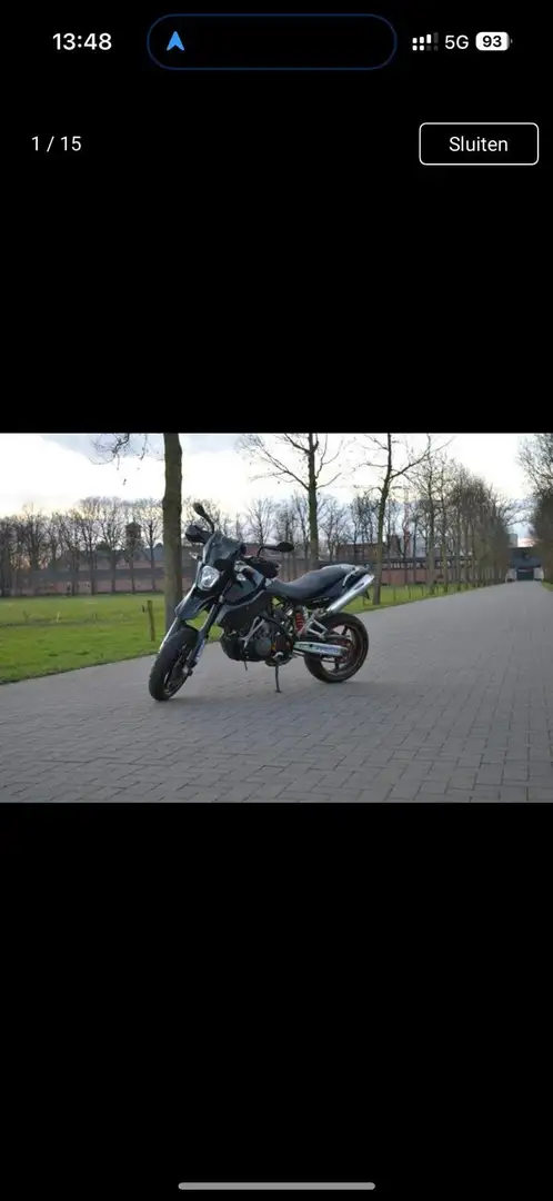 KTM 990 Supermoto Zwart - 1