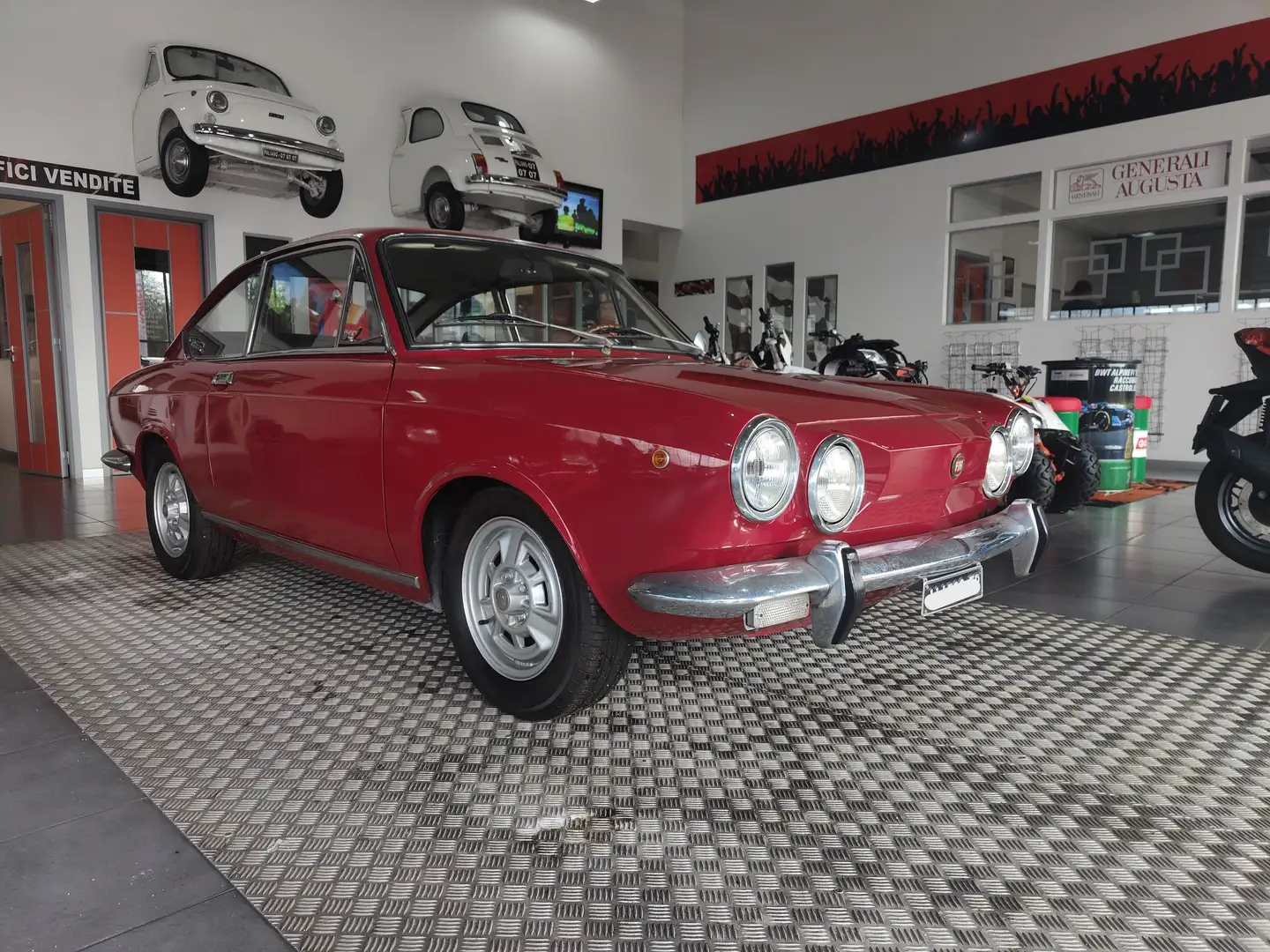Fiat 850 SPORT COUPE' "AUTO STORICA" A.S.I Rouge - 1