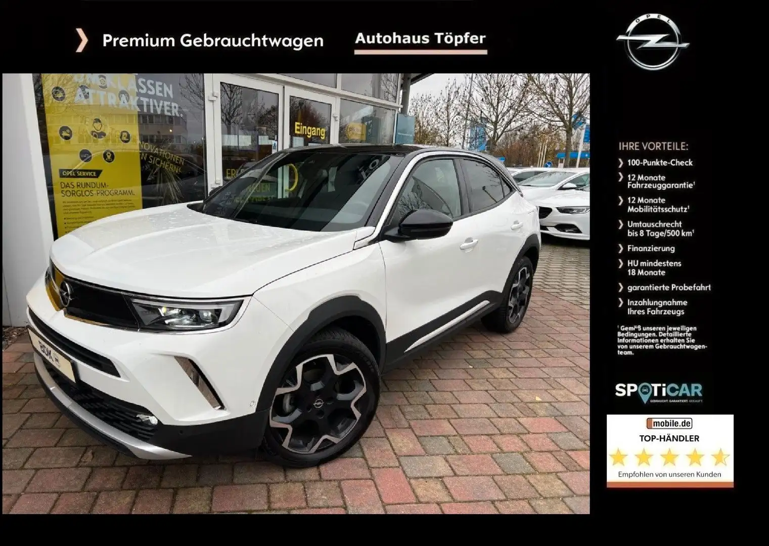 Opel Mokka Premium Sondermodell "Ultimate" aus 1.Hand Weiß - 1