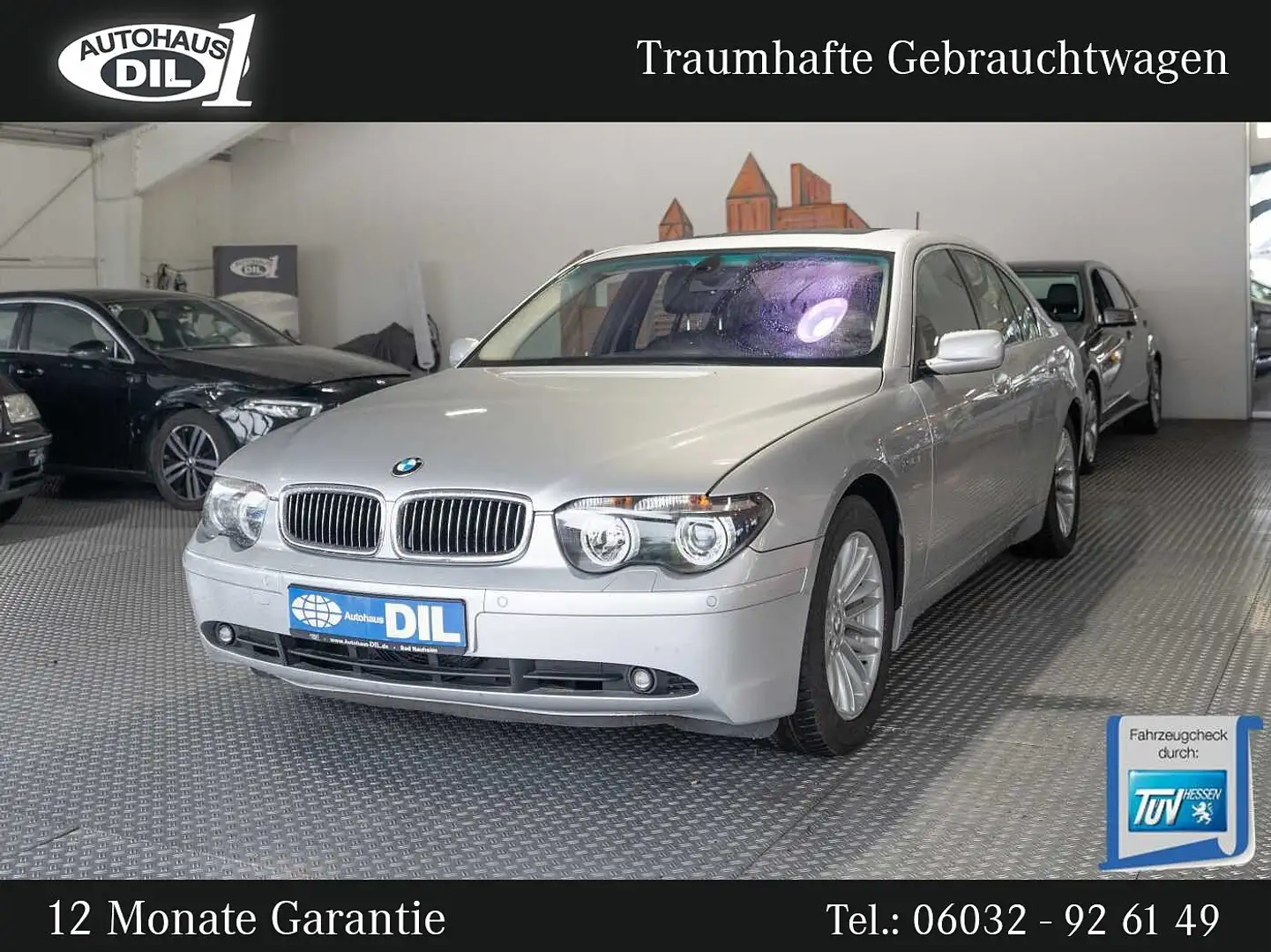 BMW 735 Limousine Argent - 1