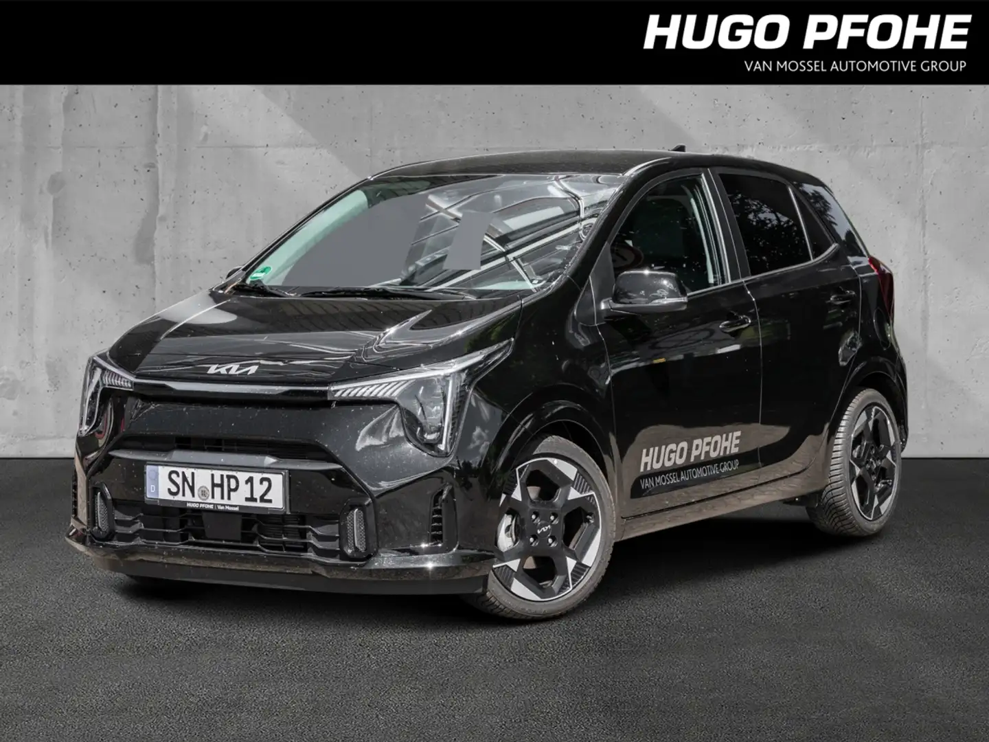 Kia Picanto . 1.2 DPI MT. Spirit. NAVI. LED. SHZ. LEDER. GJR Schwarz - 1