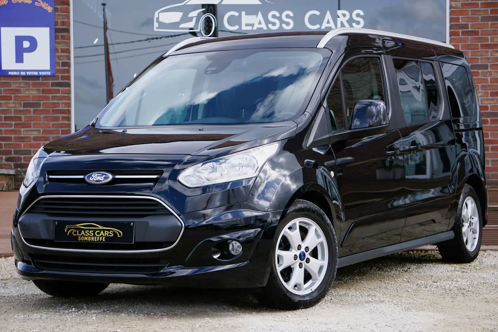 Ford Tourneo Connect 1.5 TDCI 7 PL-PANO-CAM-NAVI-CLIM-CARNET COMPLET-6B Negro - 1