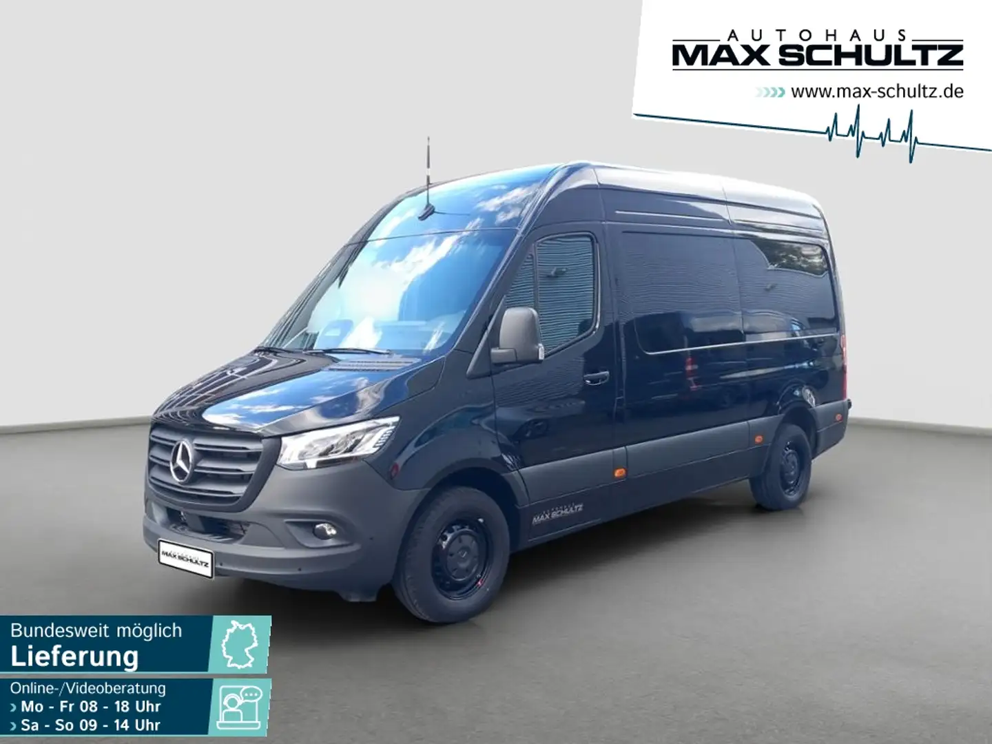 Mercedes-Benz Sprinter 317 CDI Kasten PRO Standard AHK*LED*PDC Noir - 1