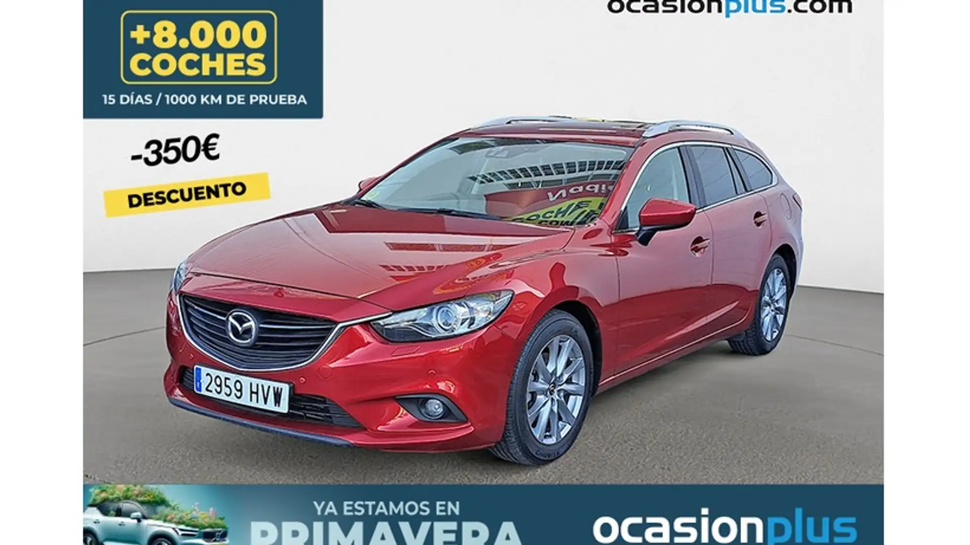Mazda 6 W. 2.2DE Style + Pack Safety Aut. Rojo - 1