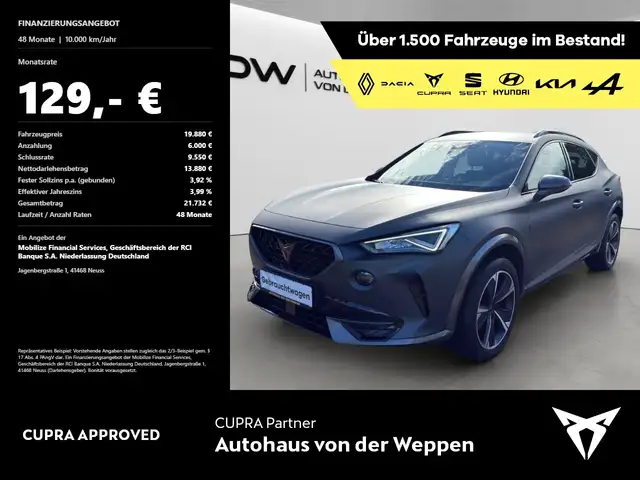 CUPRA Formentor 1.5 TSI Navi beats SHZ Kamera Klima Navi