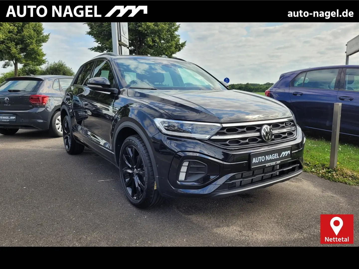 Volkswagen T-Roc T-Roc 1.5 TSI R-Line Black Edition Kamera+ACC+ LED Zwart - 1