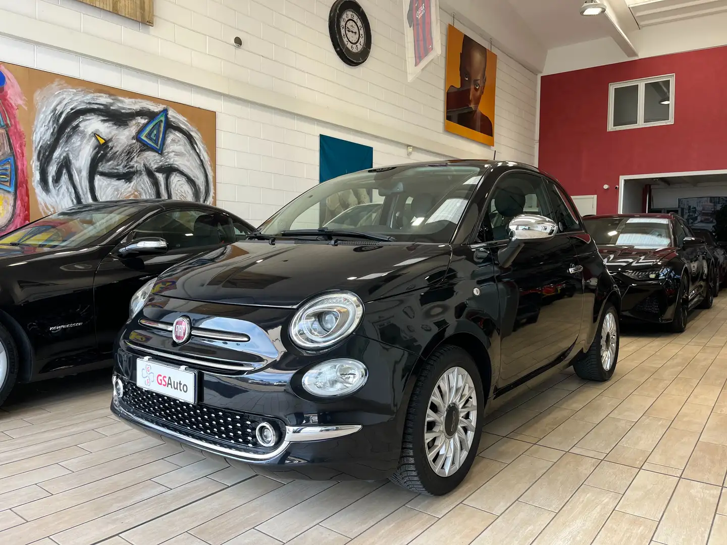 Fiat 500 500C III 2015 1.2 Mirror s Nero - 1