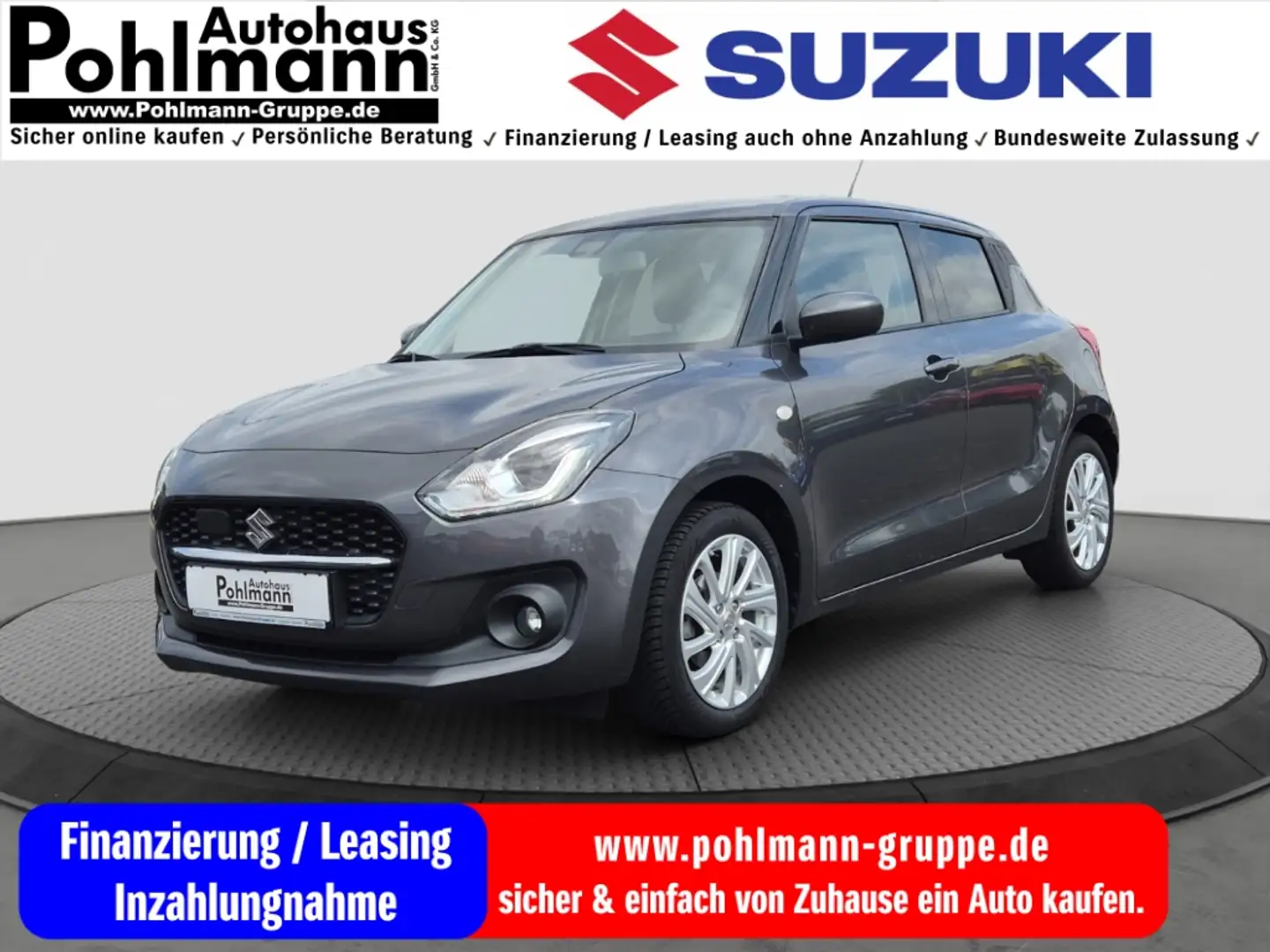 Suzuki Swift 1.2 HYBRID Comfort LED DAB SHZ Totwinkelassistent Grau - 1