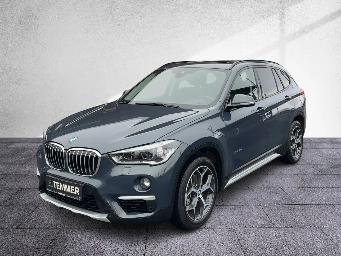 BMW X1 xDrive 18d xLine Aut. LED RKam Pano HEAD UP Gris - 2