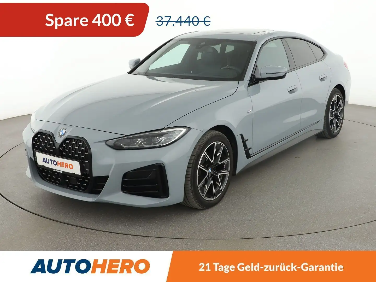 BMW 420 420d Gran Coupe xDrive M Sport Aut.*NAVI*LED*ACC* Gris - 1