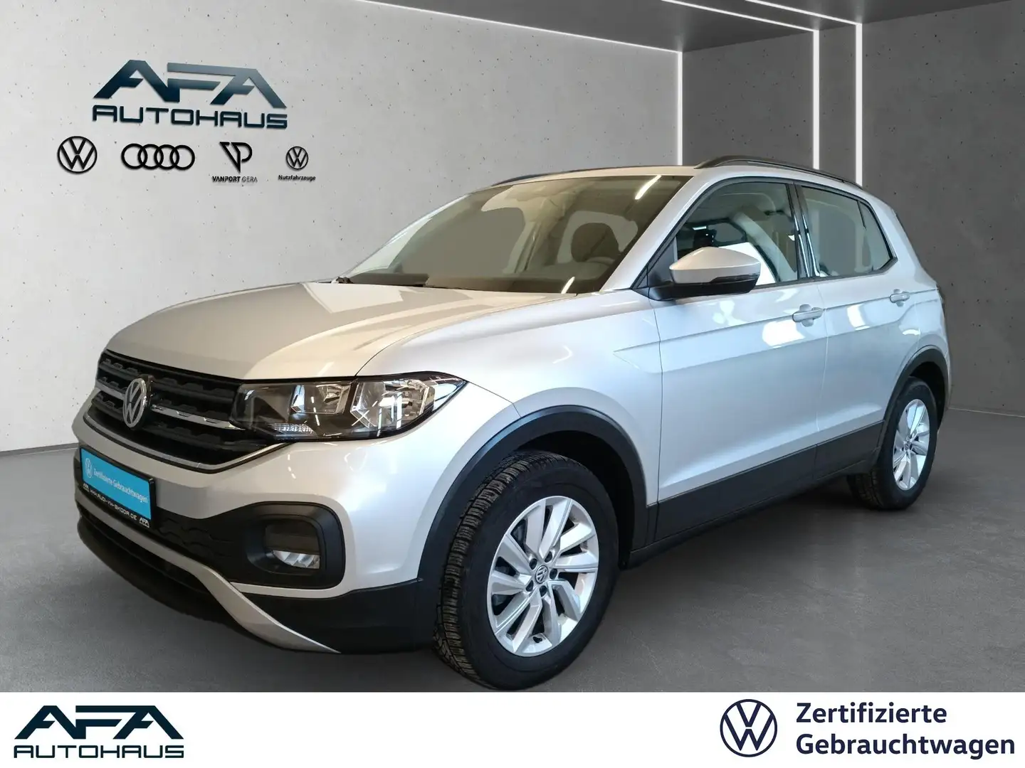 Volkswagen T-Cross 1.0 TSI Life DSG AHK*Navi*SHZ*LM16 Argent - 1