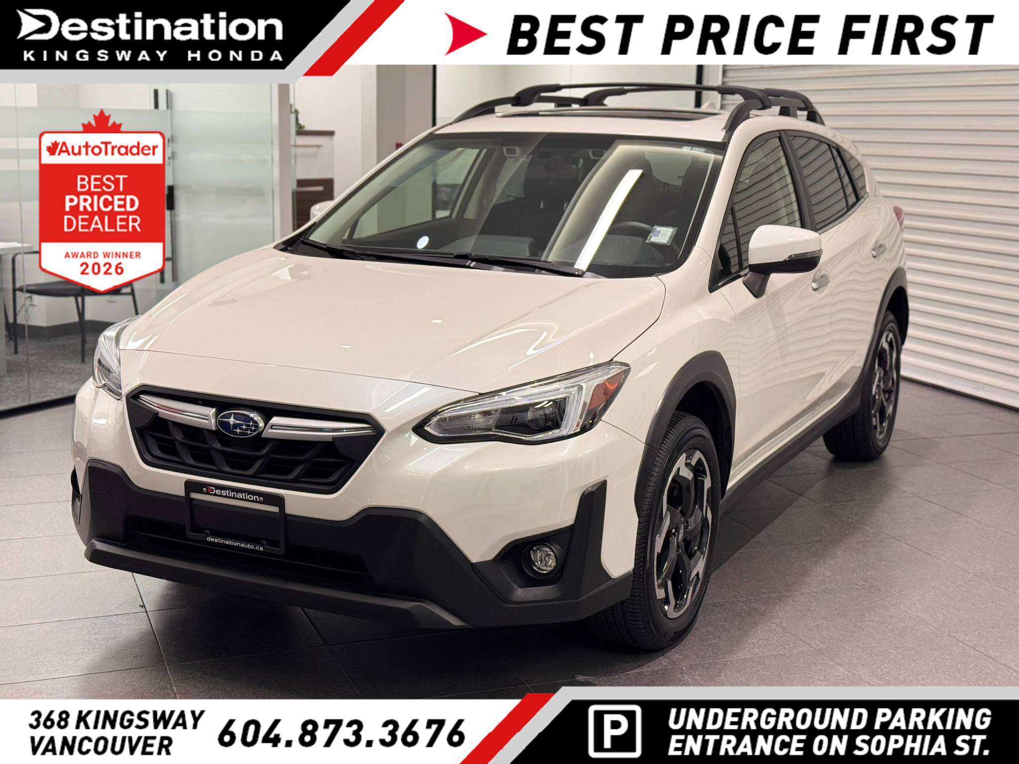 Crystal White Pearl 2021 Subaru Crosstrek SUV / Crossover All-Wheel Drive Automatic