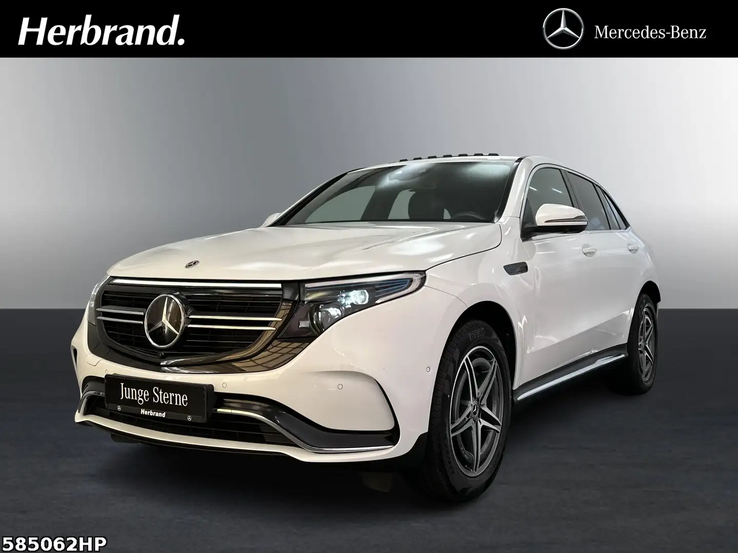 Mercedes-Benz EQC 400 4M AMG  Multibeam-LED 360° Distronic AHK Weiß - 1
