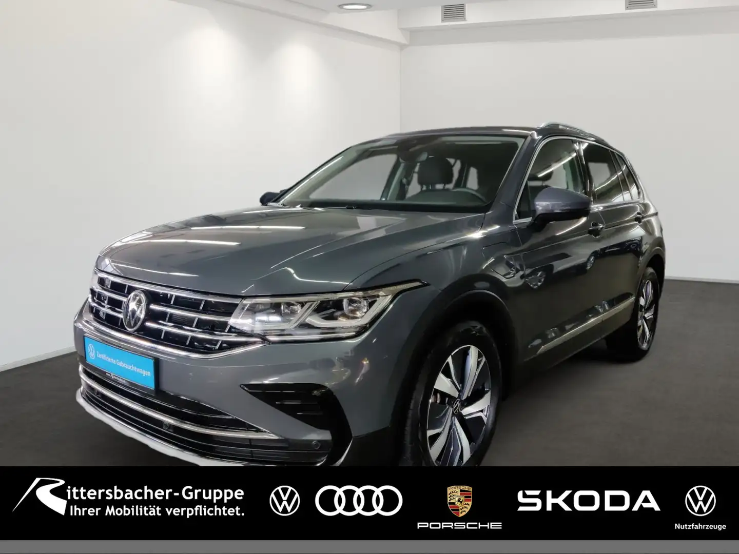 Volkswagen Tiguan 1.4 TSI Hybrid Elegance DSG AHK Šedá - 1