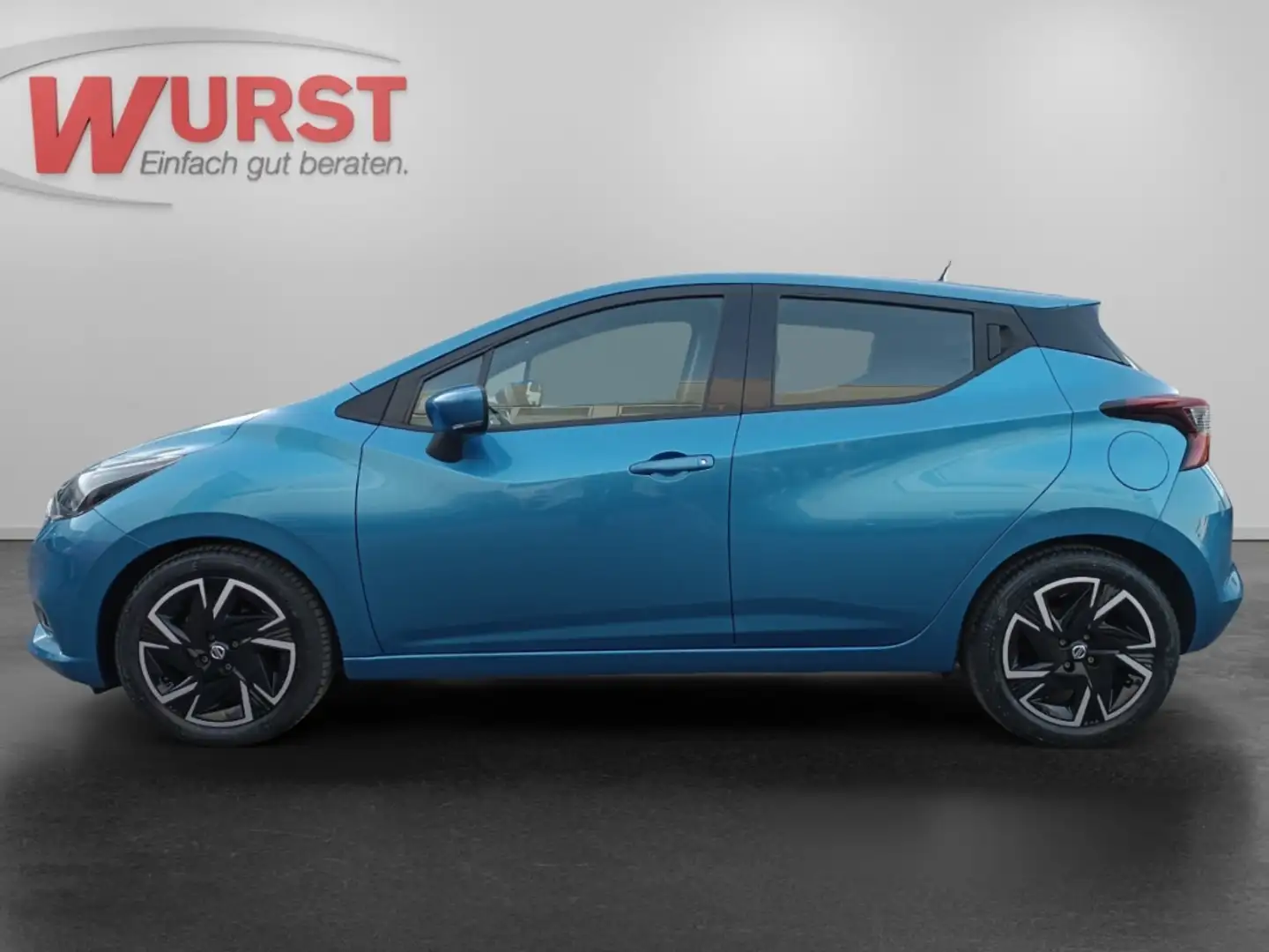 Nissan Micra N-WAY 1.0 IG-T PDC Navi Sitzheizung Klimaautomatik Blau - 2