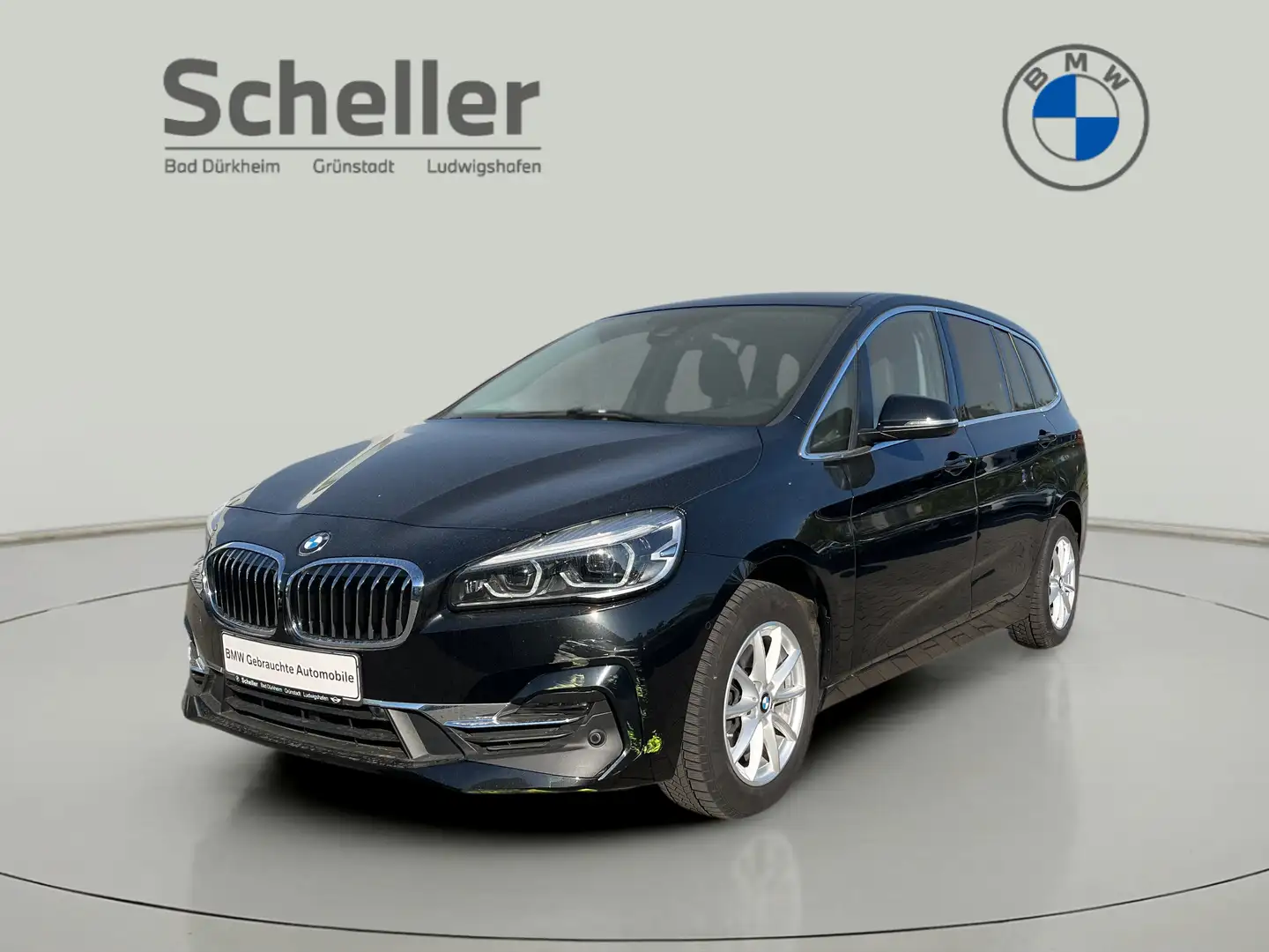 BMW 218 i  Luxury Line HiFi DAB LED RFK Navi Shz PDC Noir - 1