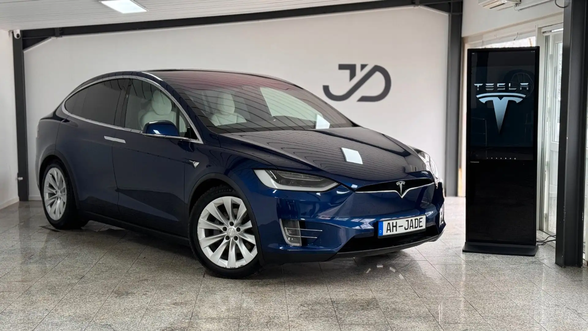 Tesla Model X 90D *Premium*EAP*CCS*LTE*Garantie-09/25 Albastru - 1