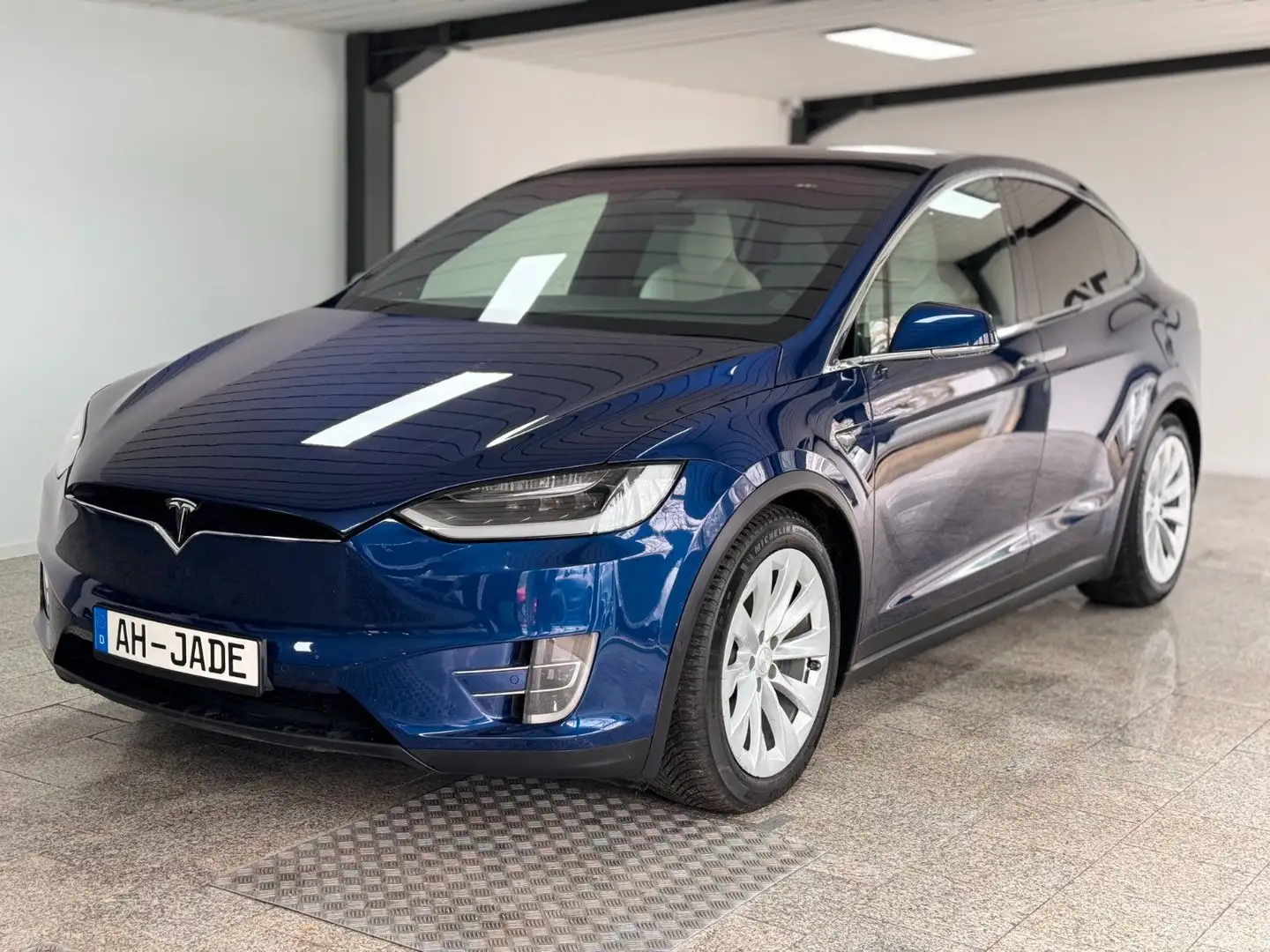 Tesla Model X 90D *Premium*EAP*CCS*LTE*Garantie-09/25 Kék - 2