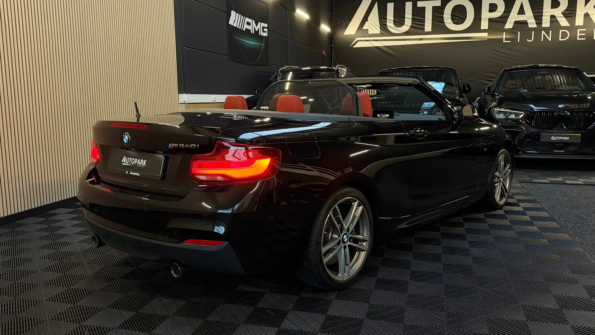 BMW 240 2-serie Cabrio M240i High Executive|HARMAN KARDON| Noir - 2