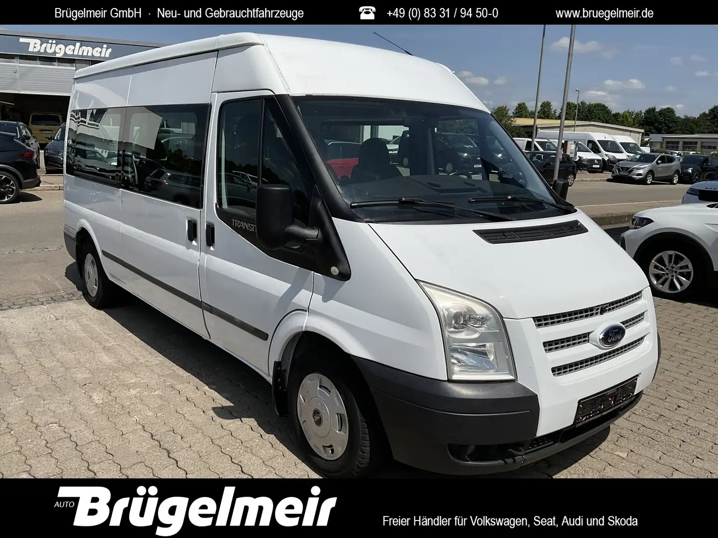 Ford Transit Transit FT 300L Trend+9SITZE+TÜV+KD NEU+AHK+STHZ Weiß - 1
