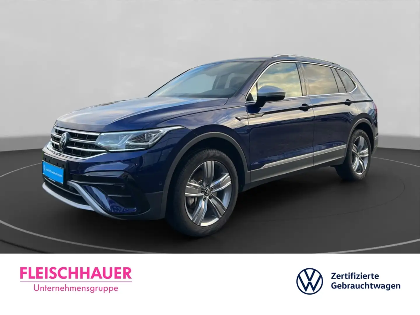 Volkswagen Tiguan Allspace Elegance 4Motion 2.0 DSG+ACC+SHZ Blau - 1
